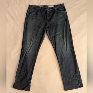 AG Anthropologie Adriano Goldschmied Women's Nolan Ankle Relaxed Slim Jeans 32R